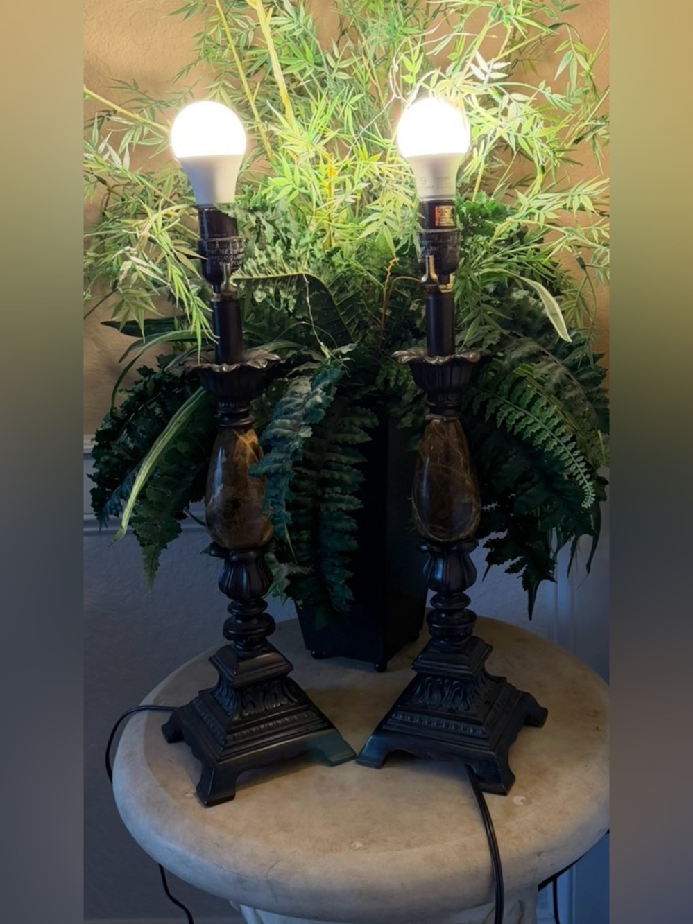 Allen + Roth 20” Lamp Set - Picture 2 of 5